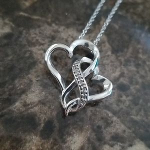Kay Jewelers Two Heart Necklace